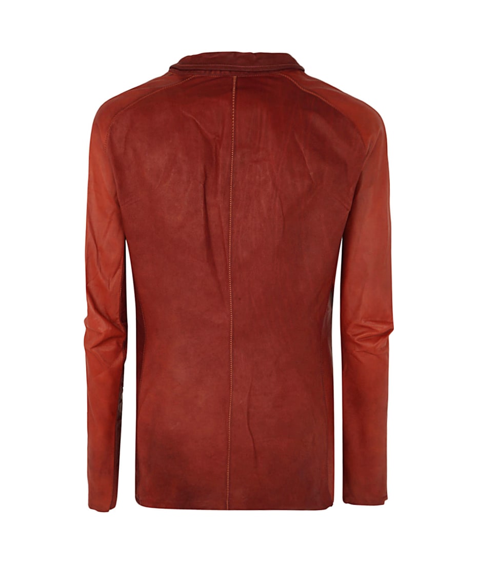 Isaac Sellam Long Leather Shirt - Rouge