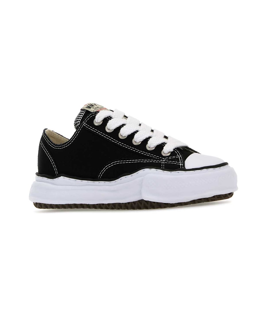 Mihara Yasuhiro Black Canvas Sneakers | italist