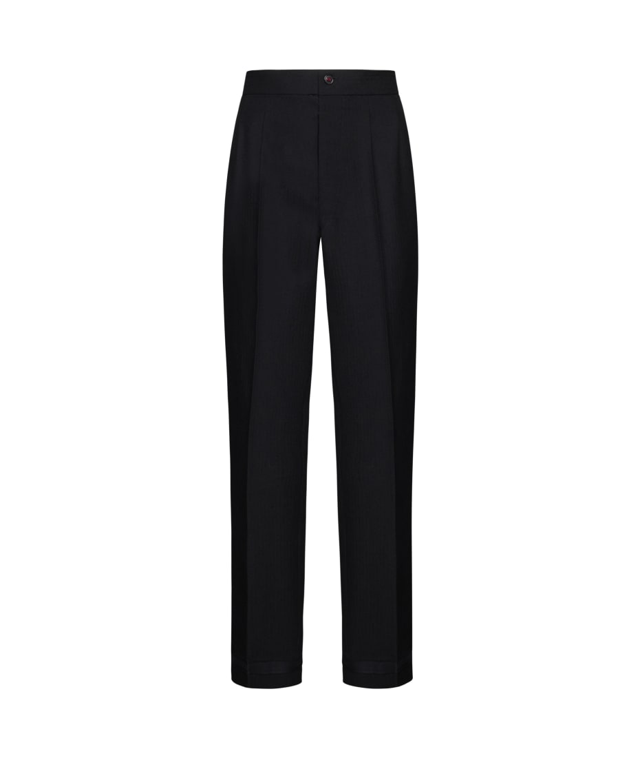 パンツ Maison Margiela Strap wool pants Maison Margiela Strap Wool Pants | italist