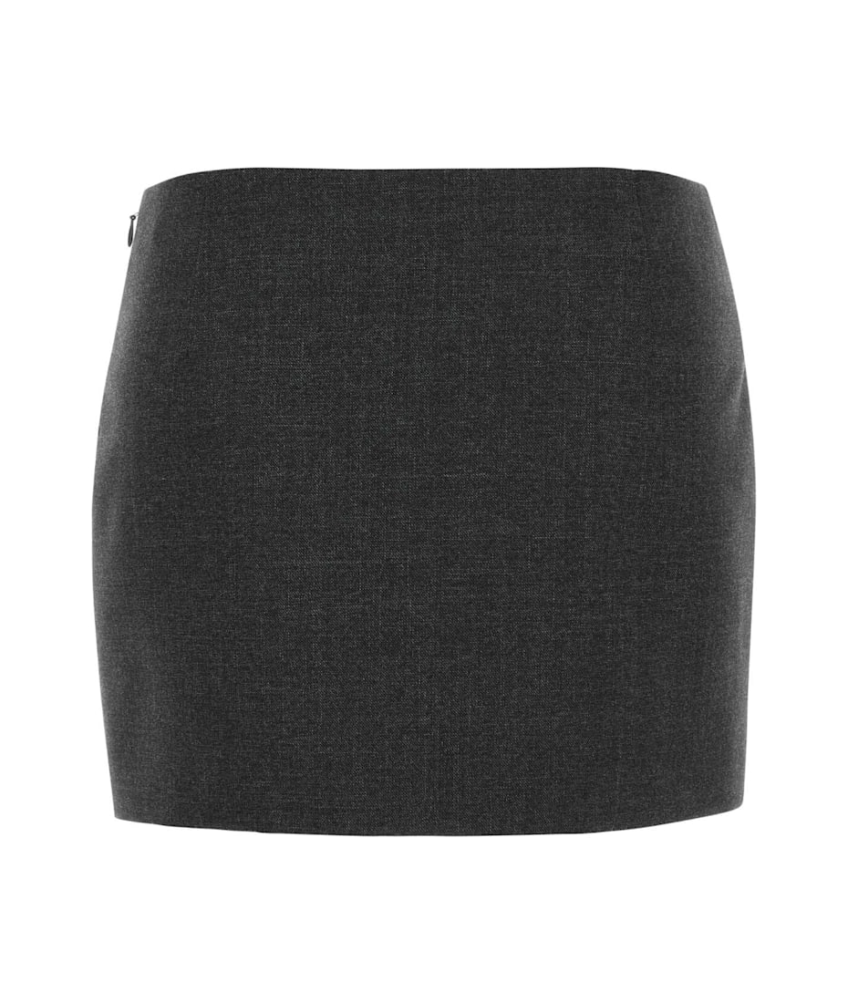 スカート GIVENCHY Charcoal Wool Mini Skirt Givenchy Charcoal Wool Mini Skirt | italist