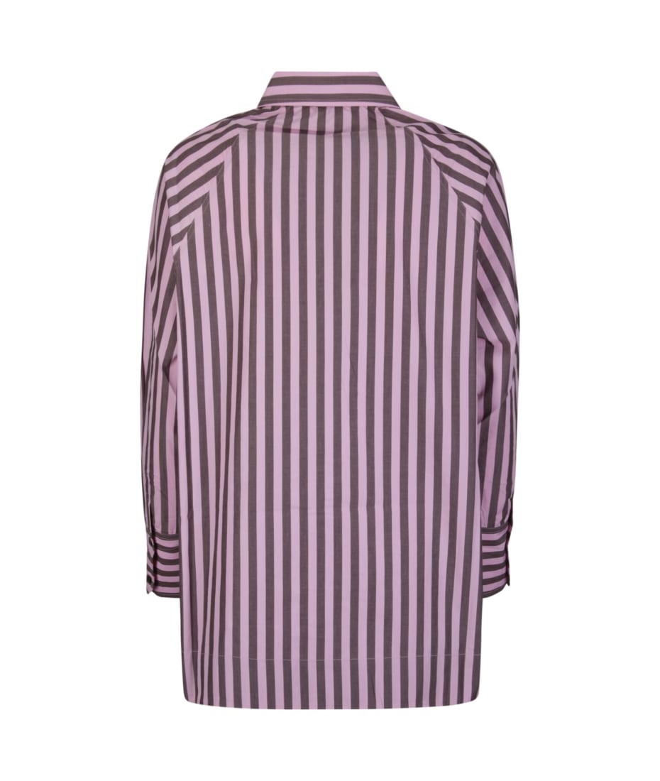 Ganni Stripe Cotton Oversize Raglan Shirt | italist, ALWAYS LIKE A