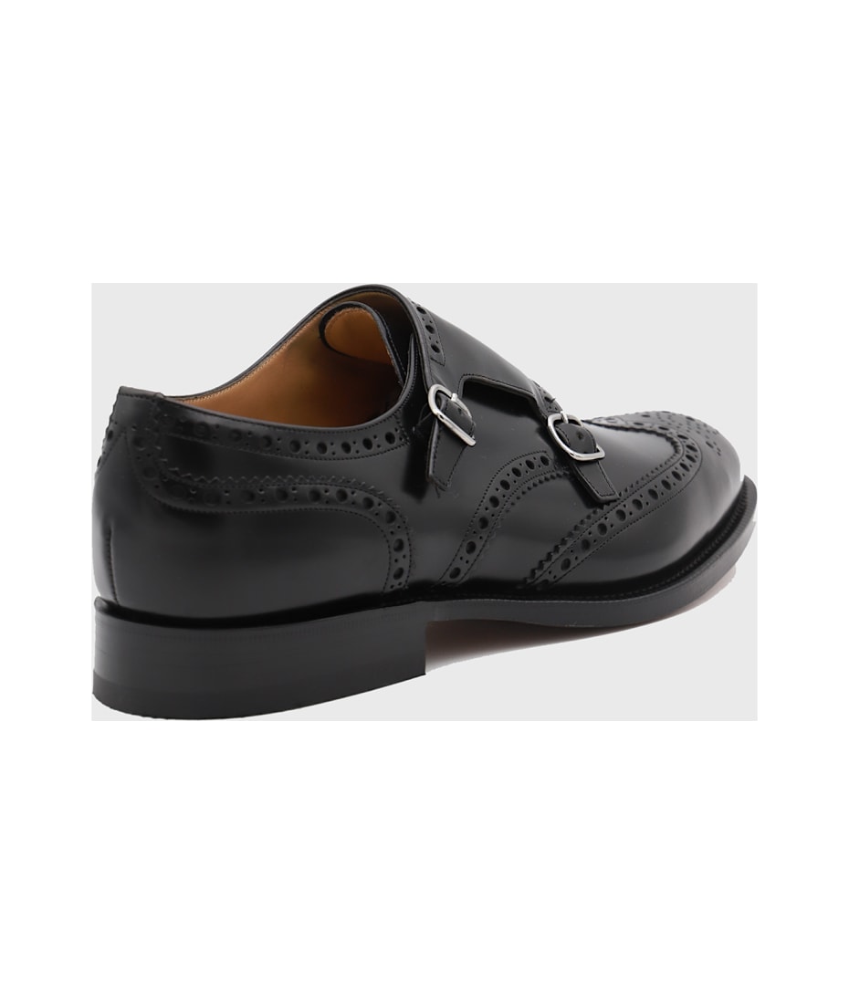 関税送料込Church's Buckle Detail Leather Shoes Church's men's leather derby with double buckle