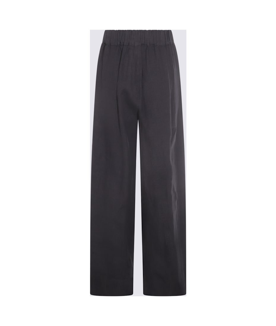 パンツ MALO DARK BLUE LINEN PANTS Malo Dark Blue Linen Pants | italist