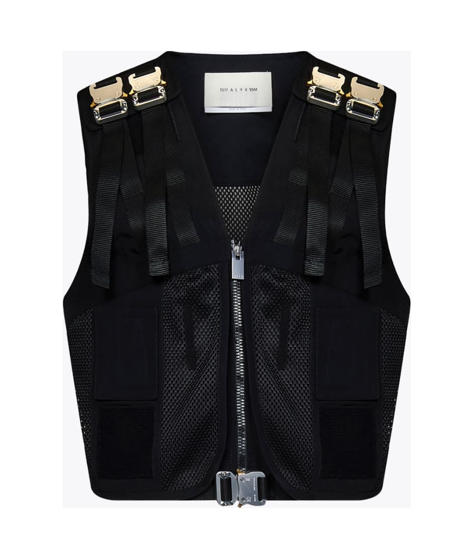 1017 ALYX 9SM Tactical Vest - The Weekend Black nylon and