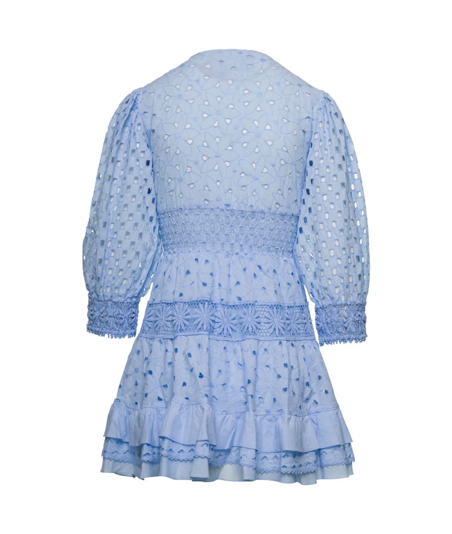 positano dress blue Long Sleeve Royal Blue Sequin Belt Party Dress US14 / Blue main image 1