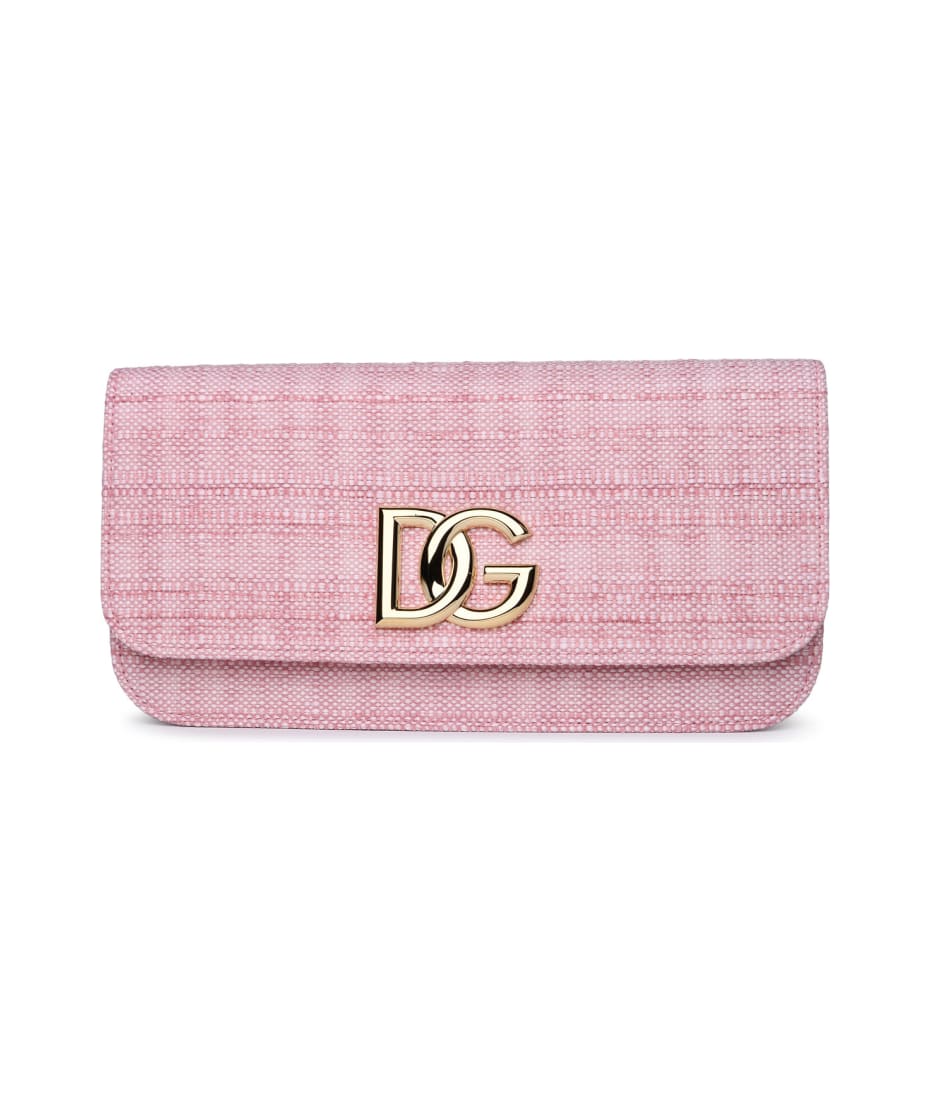 Dolce & Gabbana Chain-link Clutch Bag - Pink