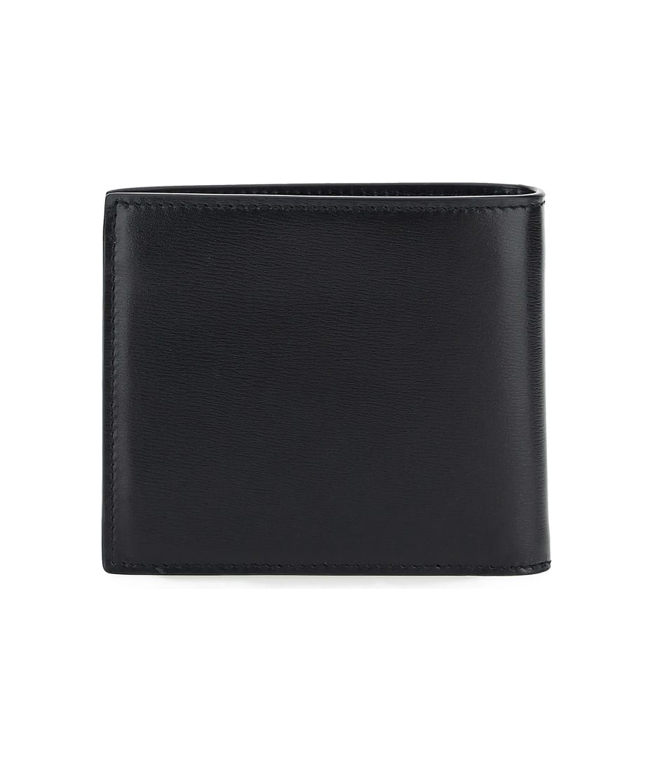 Saint Laurent Men's East West Leather Bifold Wallet - Black - Size One Size - Nero