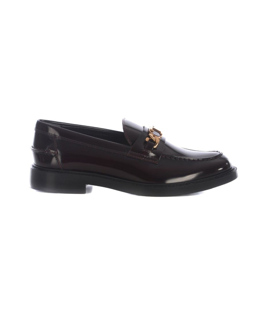 Tod's Logo Plaque Slip-on Loafers | italist