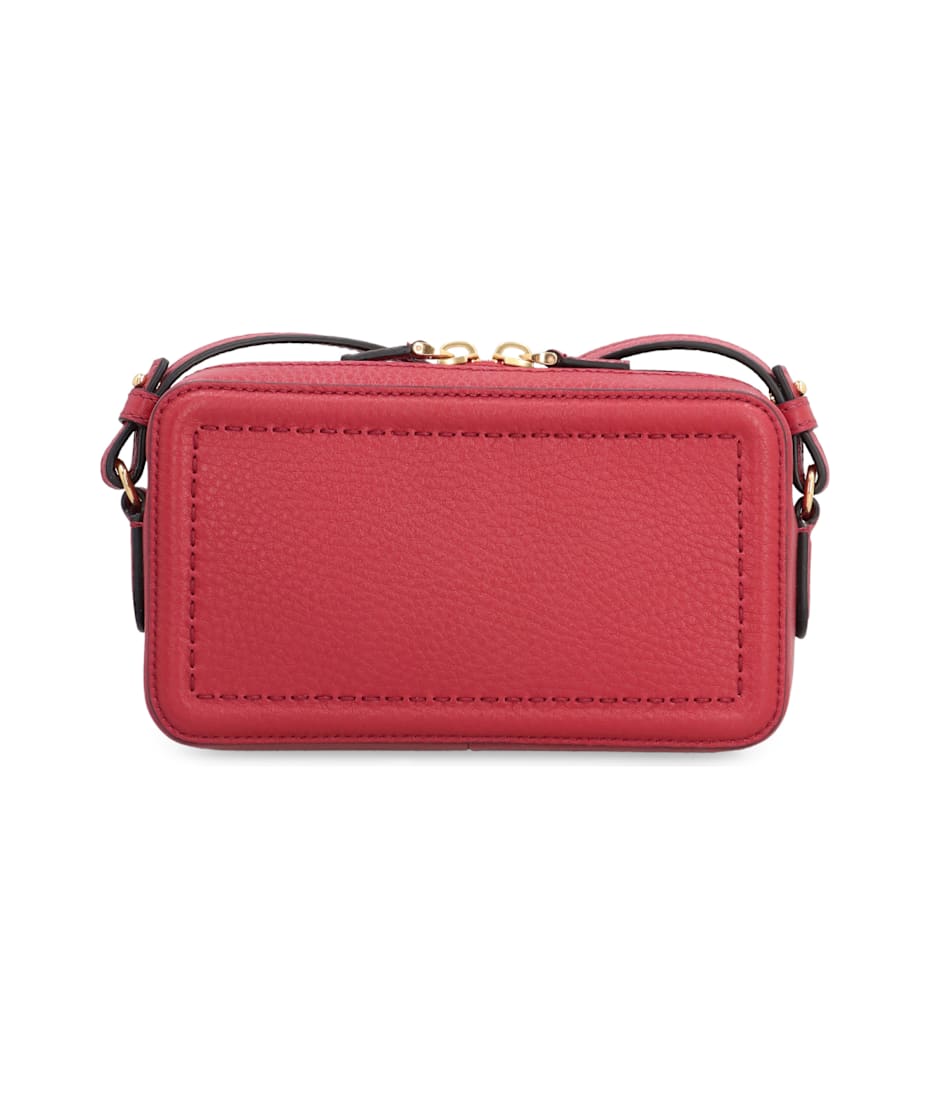 【VALENTINO】 Alltime Mini leather crossbody bag Valentino Garavani Alltime Leather Mini Crossbody Bag