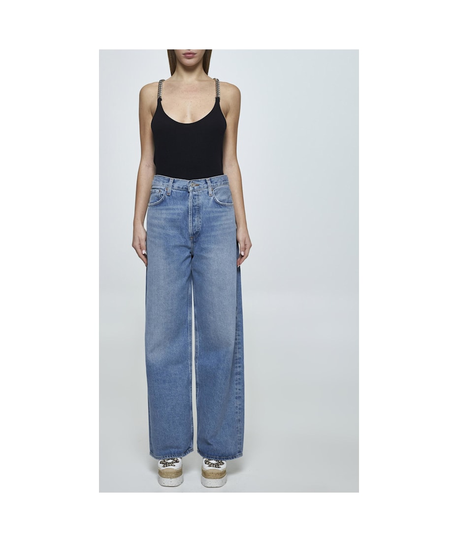Tシャツ・カットソー STELLA MCCARTNEY CHAIN STRAPS COTTON TOP Chain Straps Cotton Top – MAYFEYR
