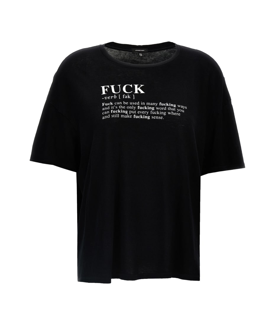 R13 'fuck' T-shirt | italist