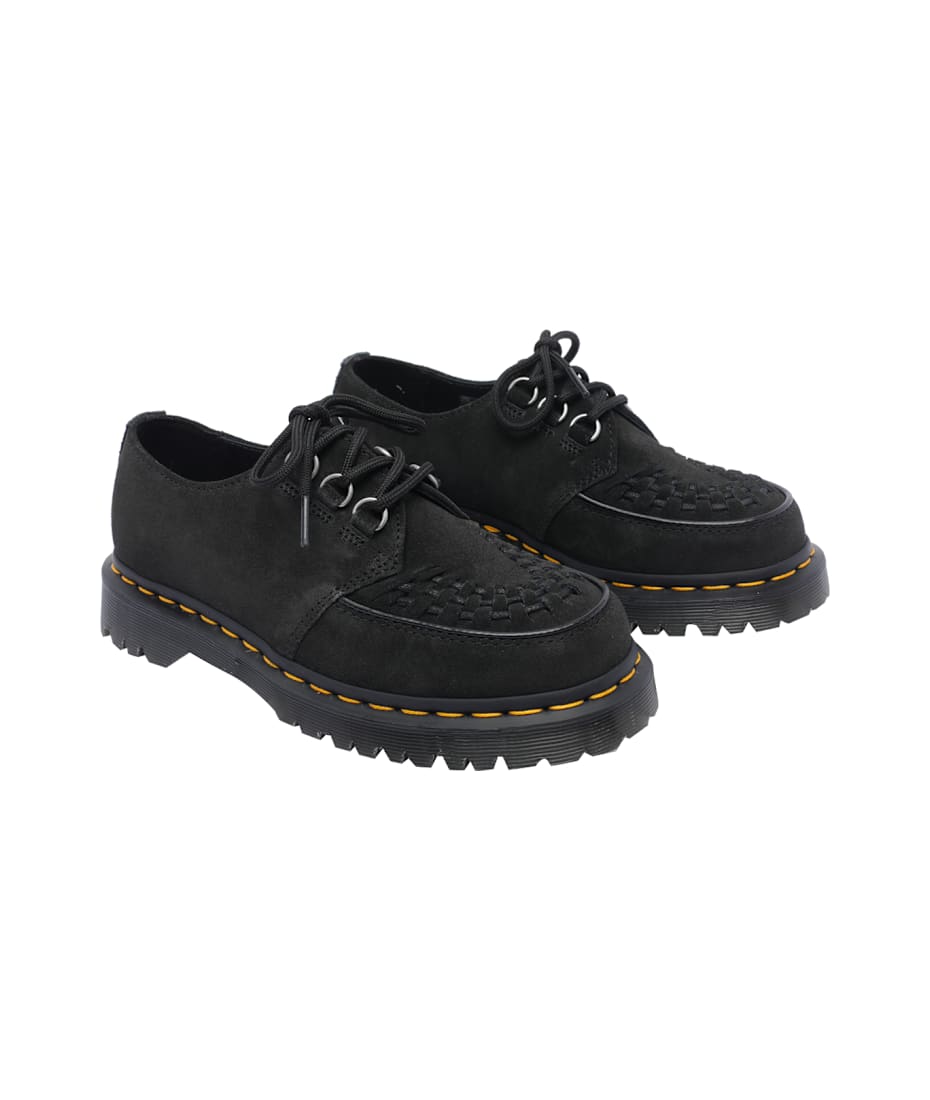 靴 Dr.Marten RamseyQuadStud Ramsey Quad Stud Platform Creepers in Black | Dr. Martens