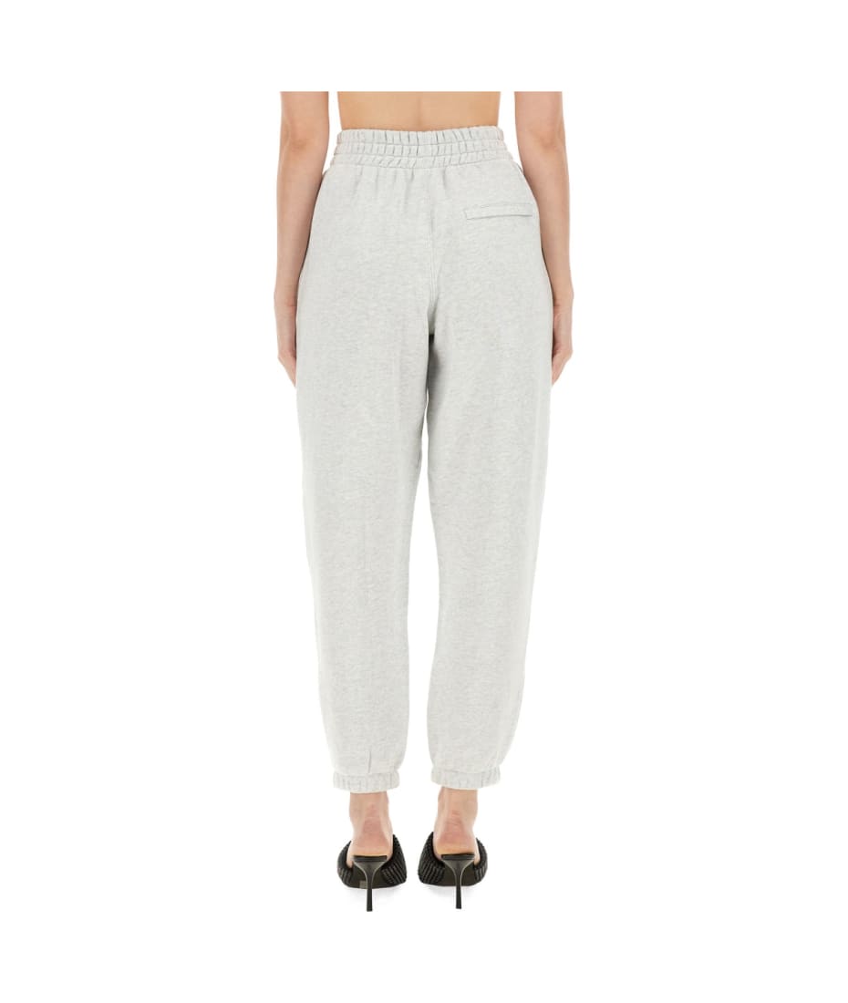 【関税&送料込】Alexanderwang.T Jogging Pants With Logo T By Alexander Wang 'Wide Leg W/ Logo Elastic Exposed Brief