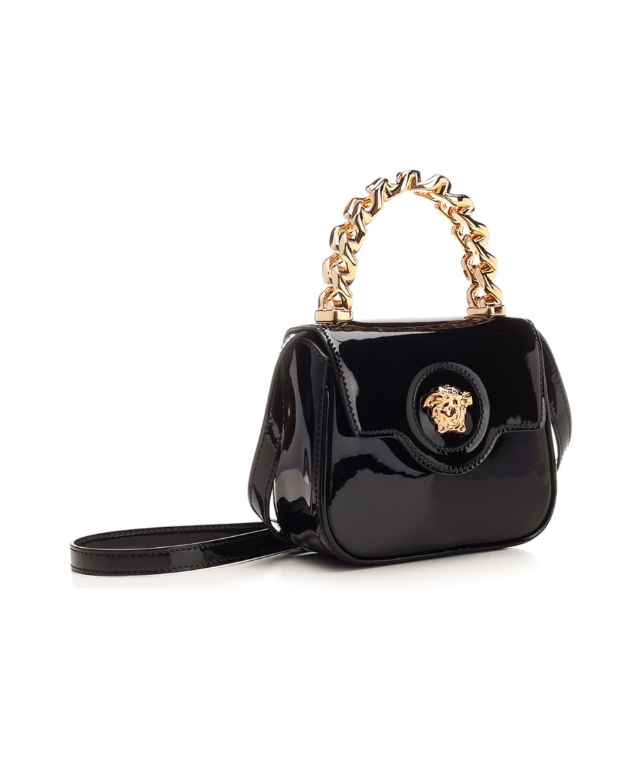 Versace La Medusa Patent Mini Bag for Women