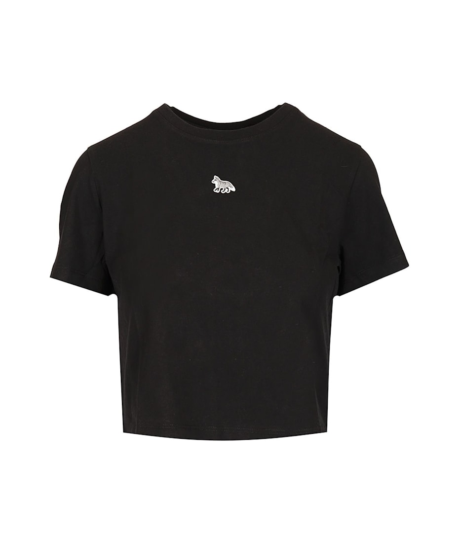 【関税&送料込】Maison Kitsune Crop T-Shirt Maison Kitsuné Crop T-shirt | italist