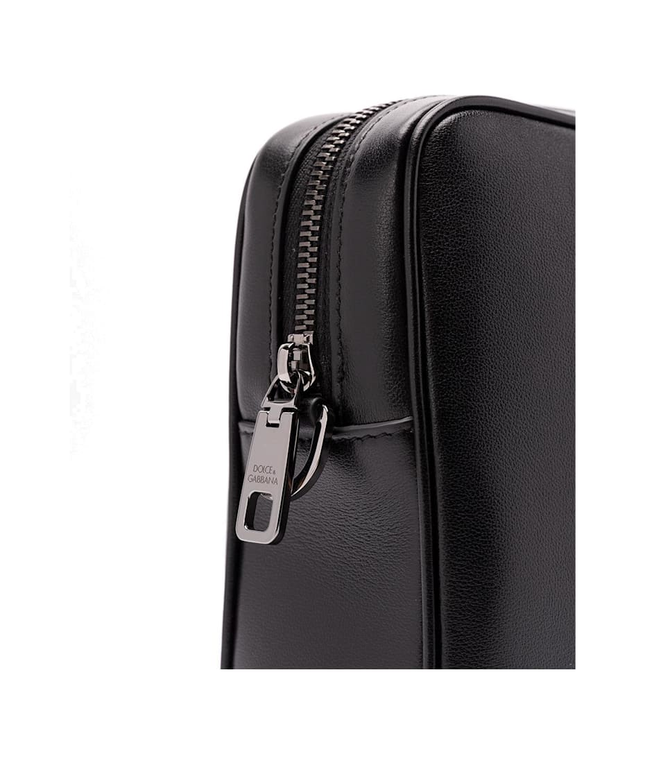 【送料&関税込】Dolce & Gabbana Leather Pouch Dolce & Gabbana Leather & Nylon Pouch | italist