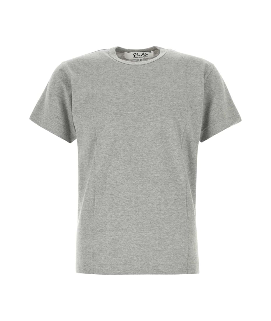 Tシャツ・カットソー COMME DES GARCONS Men T Shirts AXT226051 3 GREY Comme des Garçons Play Grey Cotton T-shirt | italist, ALWAYS