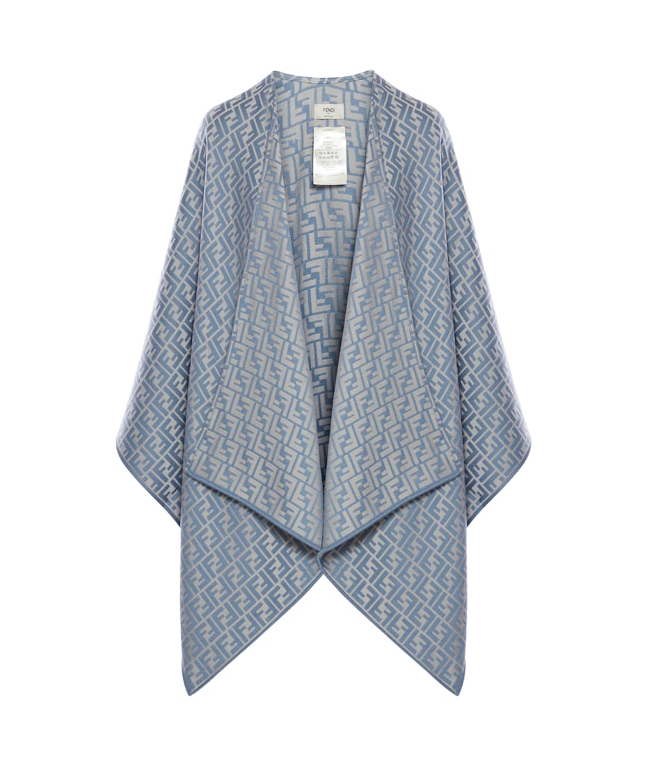 Wool And Silk Poncho