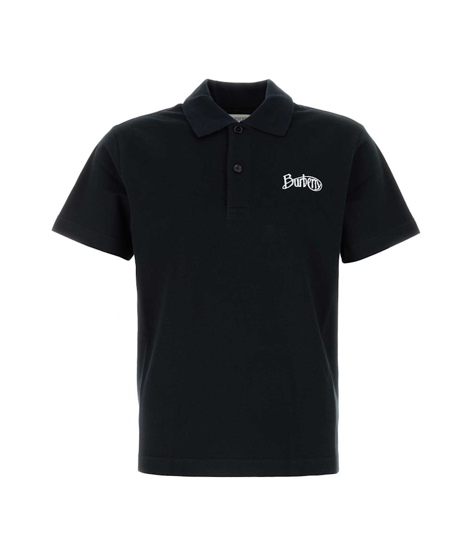 Tシャツ・カットソー BURBERRY Midnight Blue Piquet Polo Shirt Burberry Midnight Blue Piquet Polo Shirt | italist