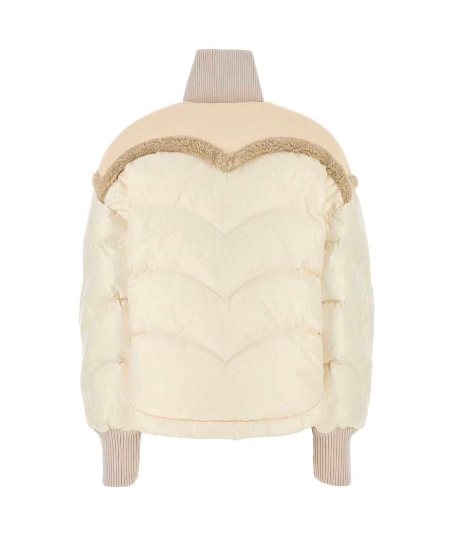 ダウンジャケット・コート KHRISJOY Ivory Nylon Corazon Down Jacket Khrisjoy Ivory Nylon Corazon Down Jacket | italist