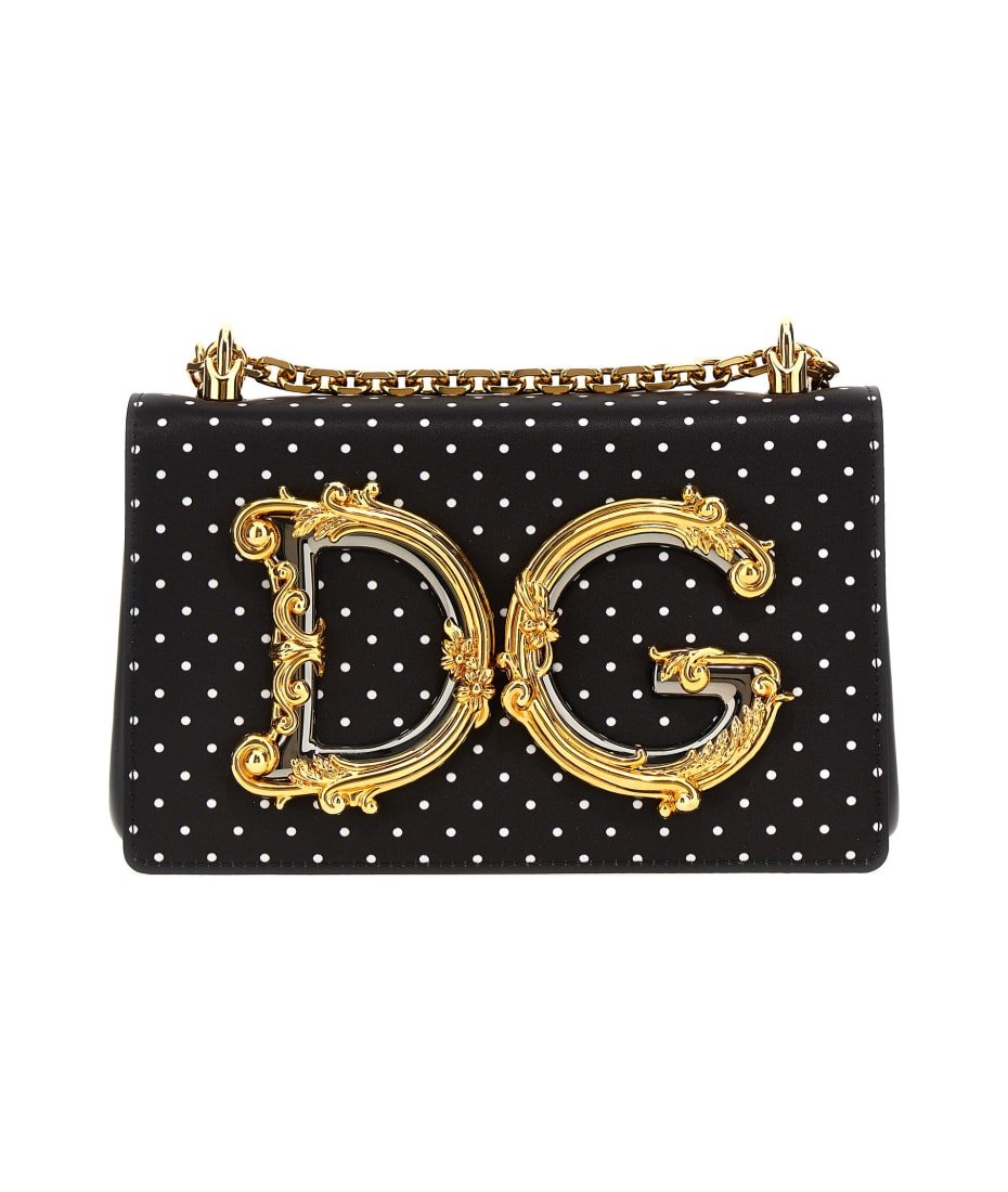 DOLCE & GABBANA ショルダーバッグ レオパード ロゴ DG Girls Medium DG Girls shoulder bag in Animal Print for Women