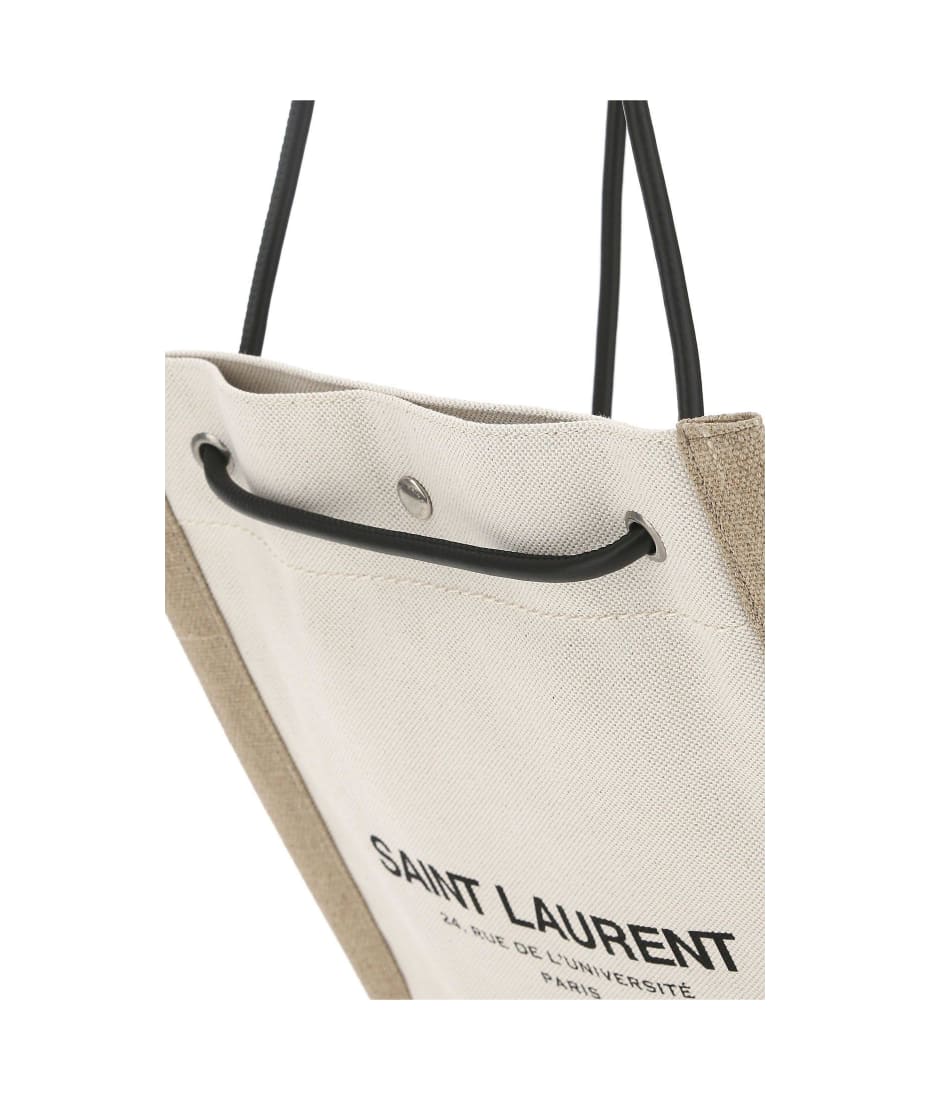 ショルダーバッグ SAINT LAURENT Two-Tone Canvas Universit?? Crossbody Bag Saint Laurent Two-tone Canvas Université Crossbody Bag