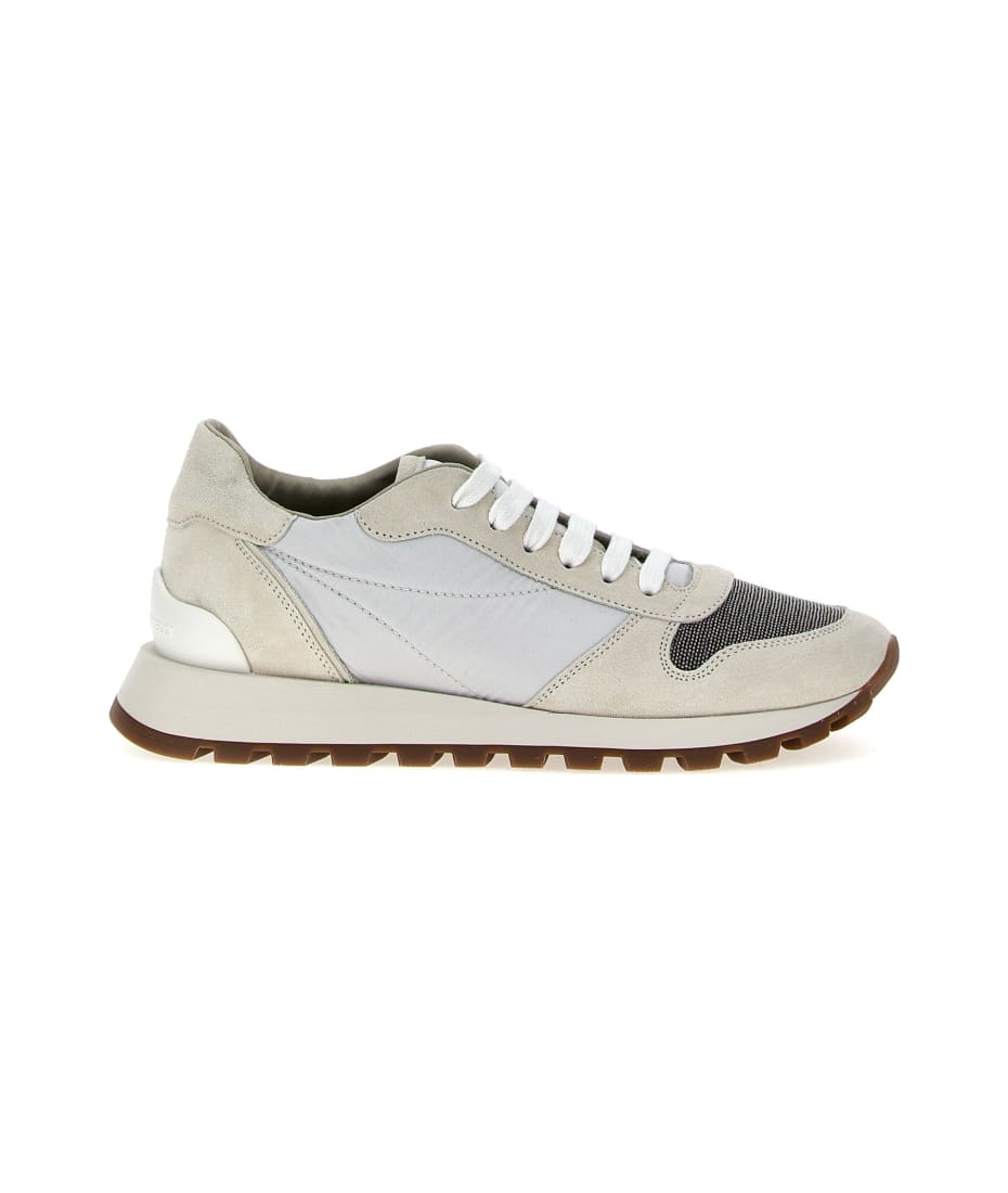 【関税&送料込み】Brunello Cucinelli Sneakers Precious Det Brunello Cucinelli Precious Band Insert Sneakers | italist