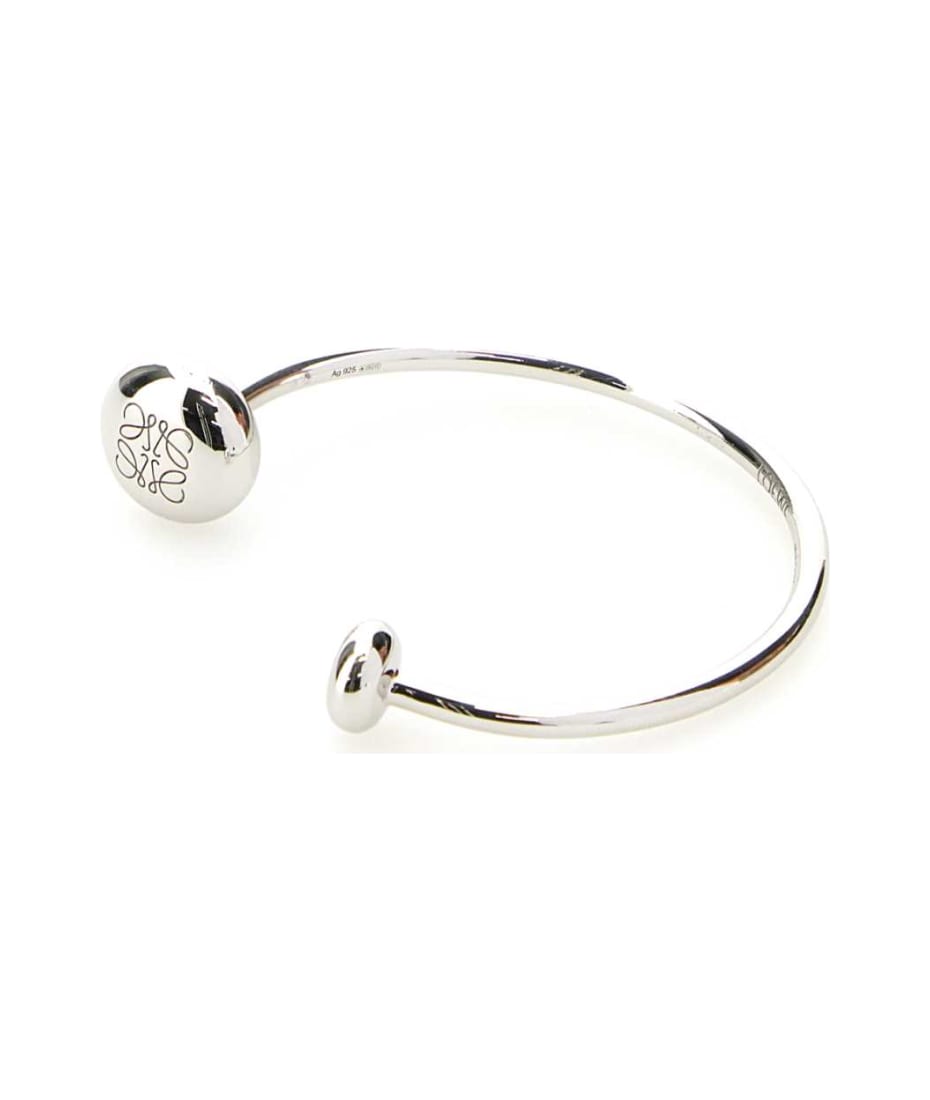 【送料&関税込】Loewe anagram Pebble Bracelet LOEWE Anagram Pebble gold-plated silver bracelet | NET-A-PORTER