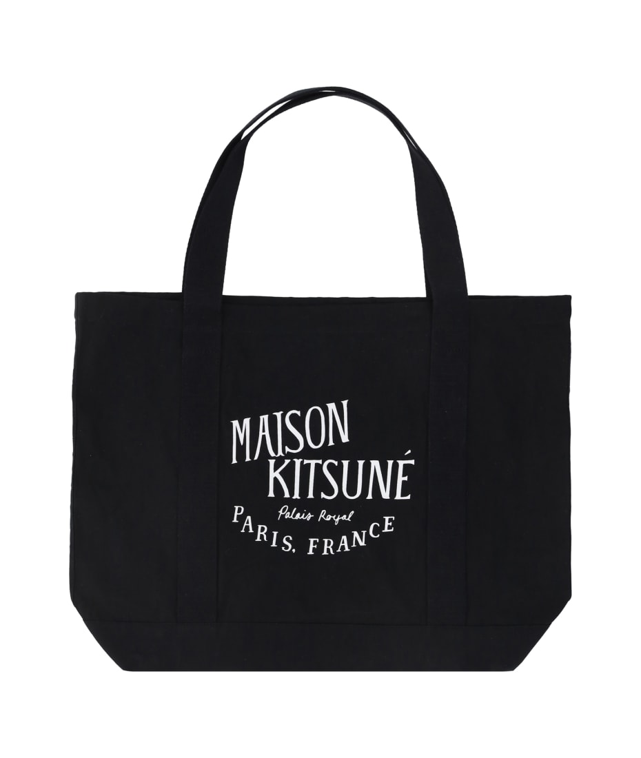 MAISON KITSUNE|SHOULDER BAGS (PALAIS SHOPPING BAG Maison Kitsuné Palais Royal Shoulder Shopping Bag | italist