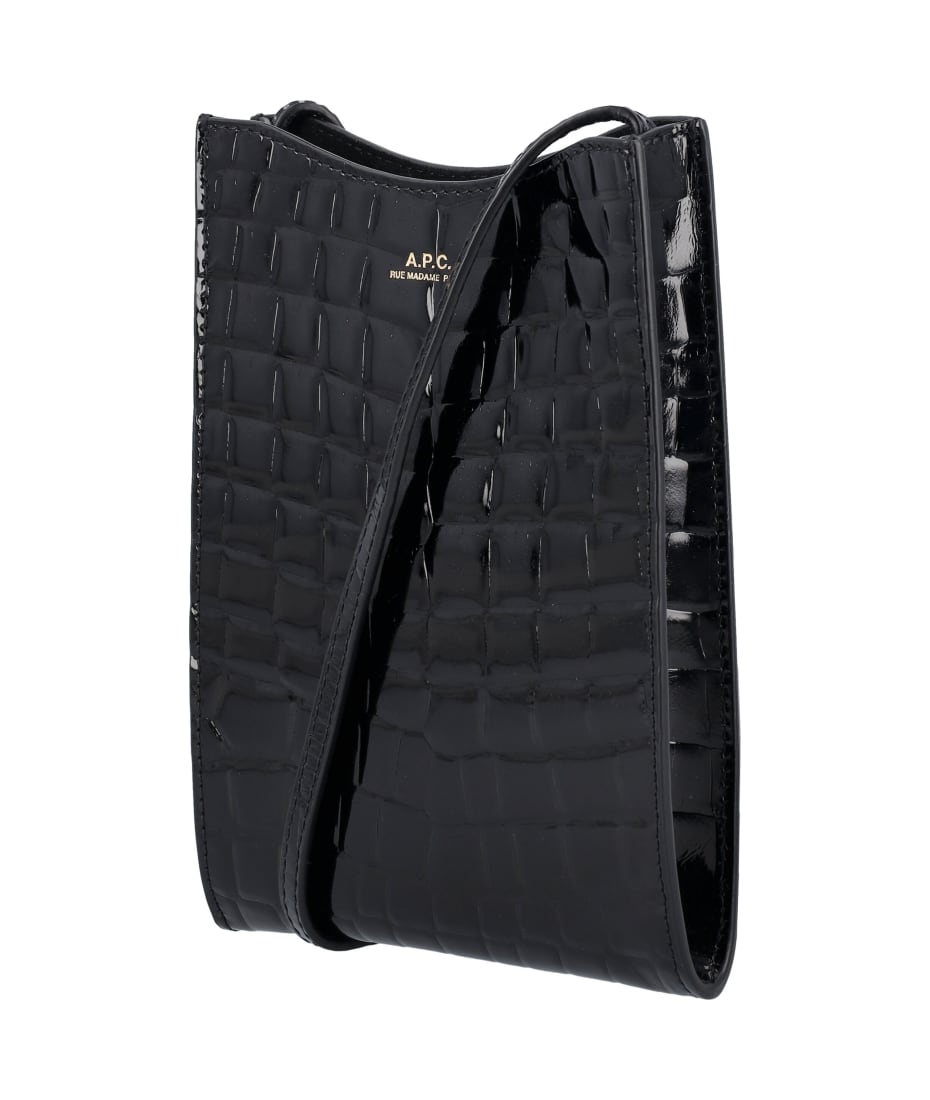 A.p.c. Crocodile Motif Jamie Neck Pouch | italist
