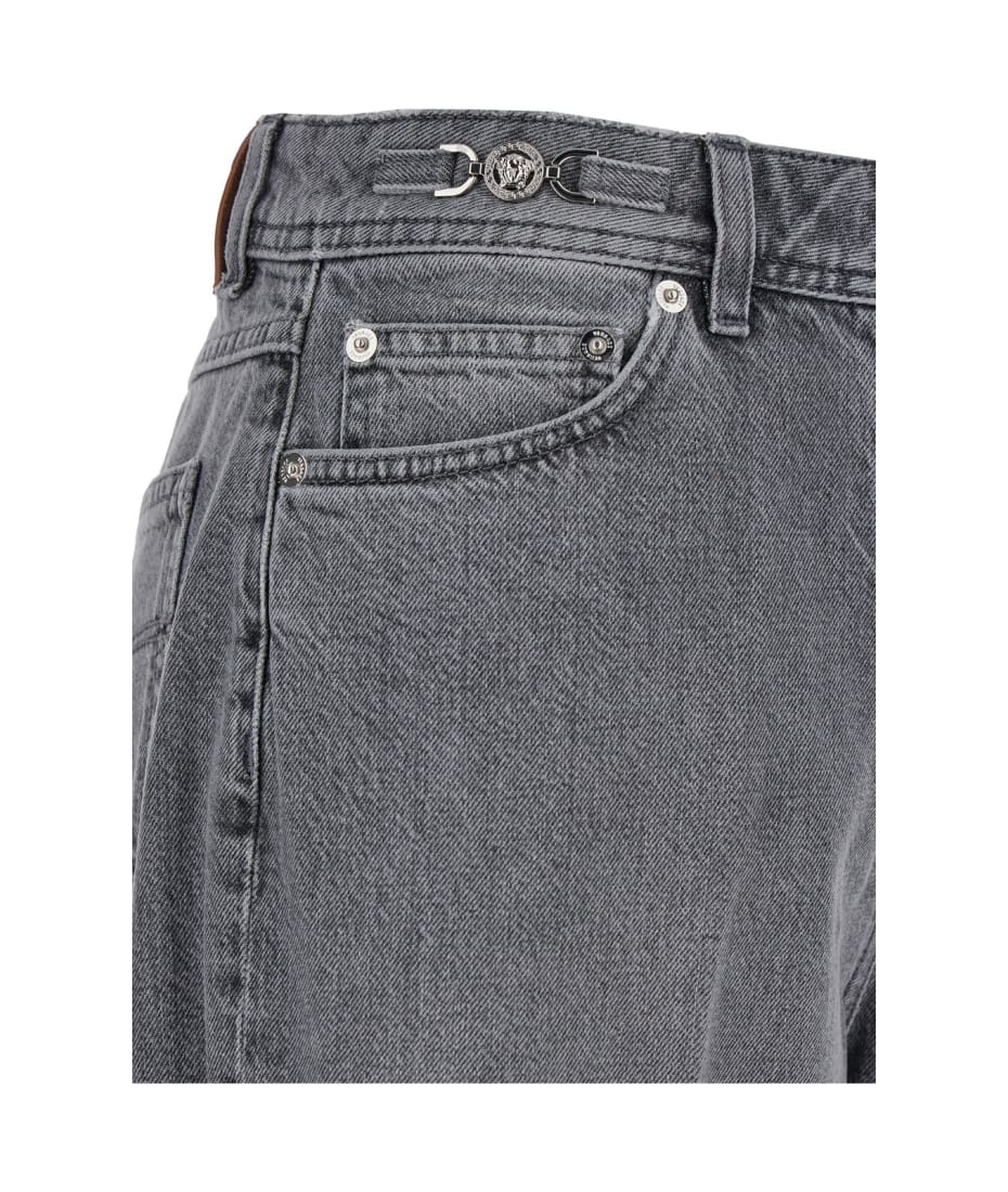 【関税&送料込】Versace Dark Grey Denim Jeans Versace Dark Grey Denim Jeans | italist