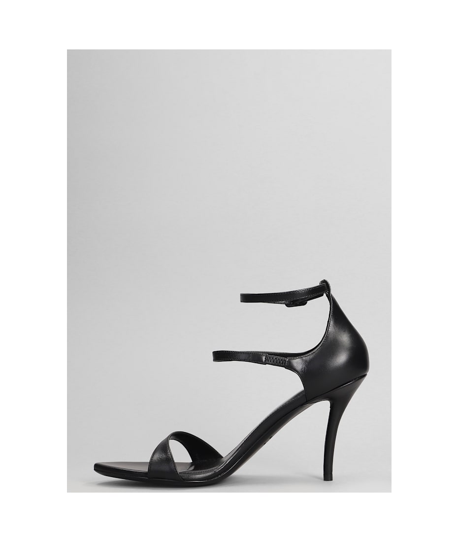 Balenciaga Honey Sandals In Black Leather | italist, ALWAYS