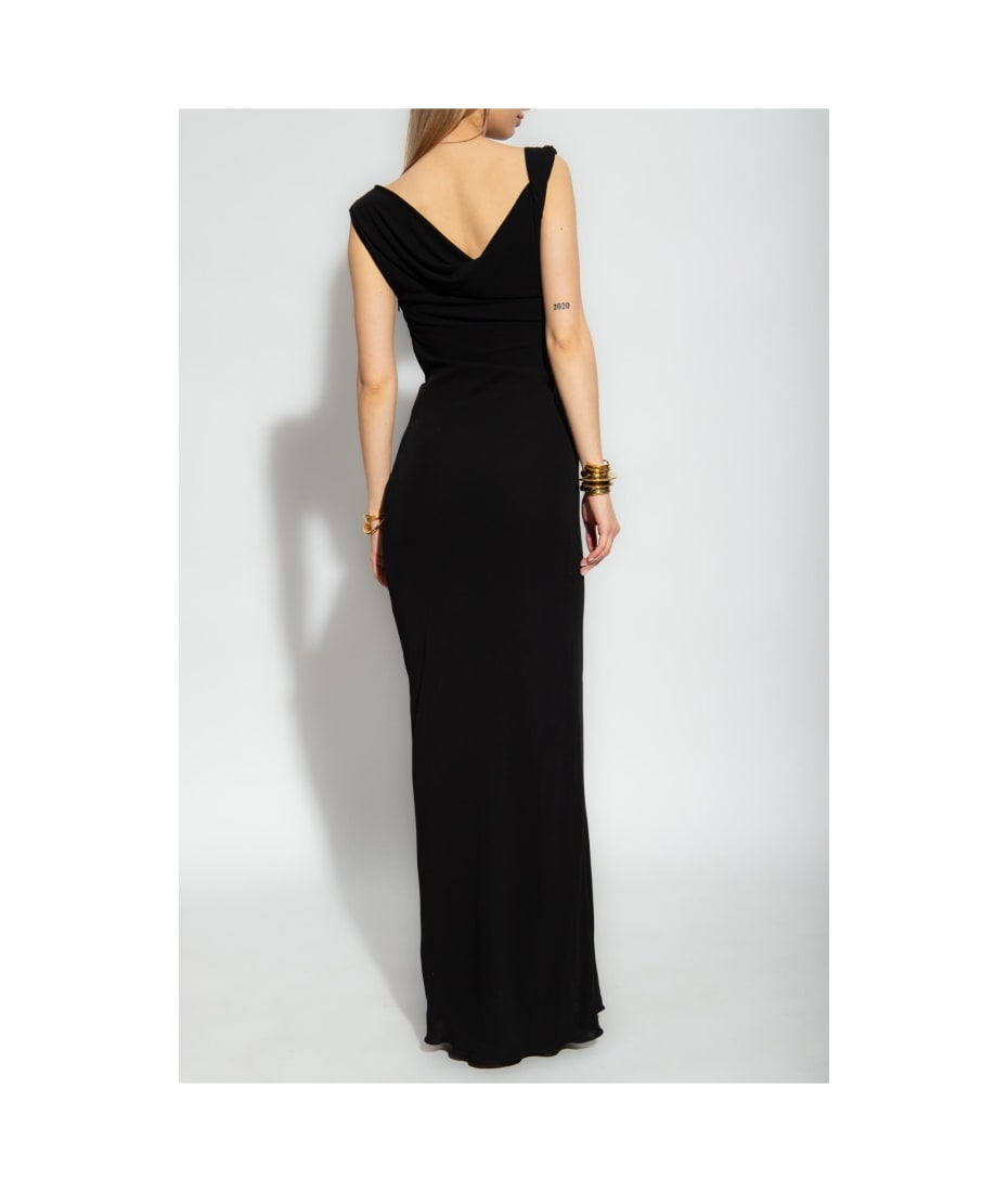 ワンピース Saint Laurent Draped long dress Saint Laurent Draped Long Dress | italist