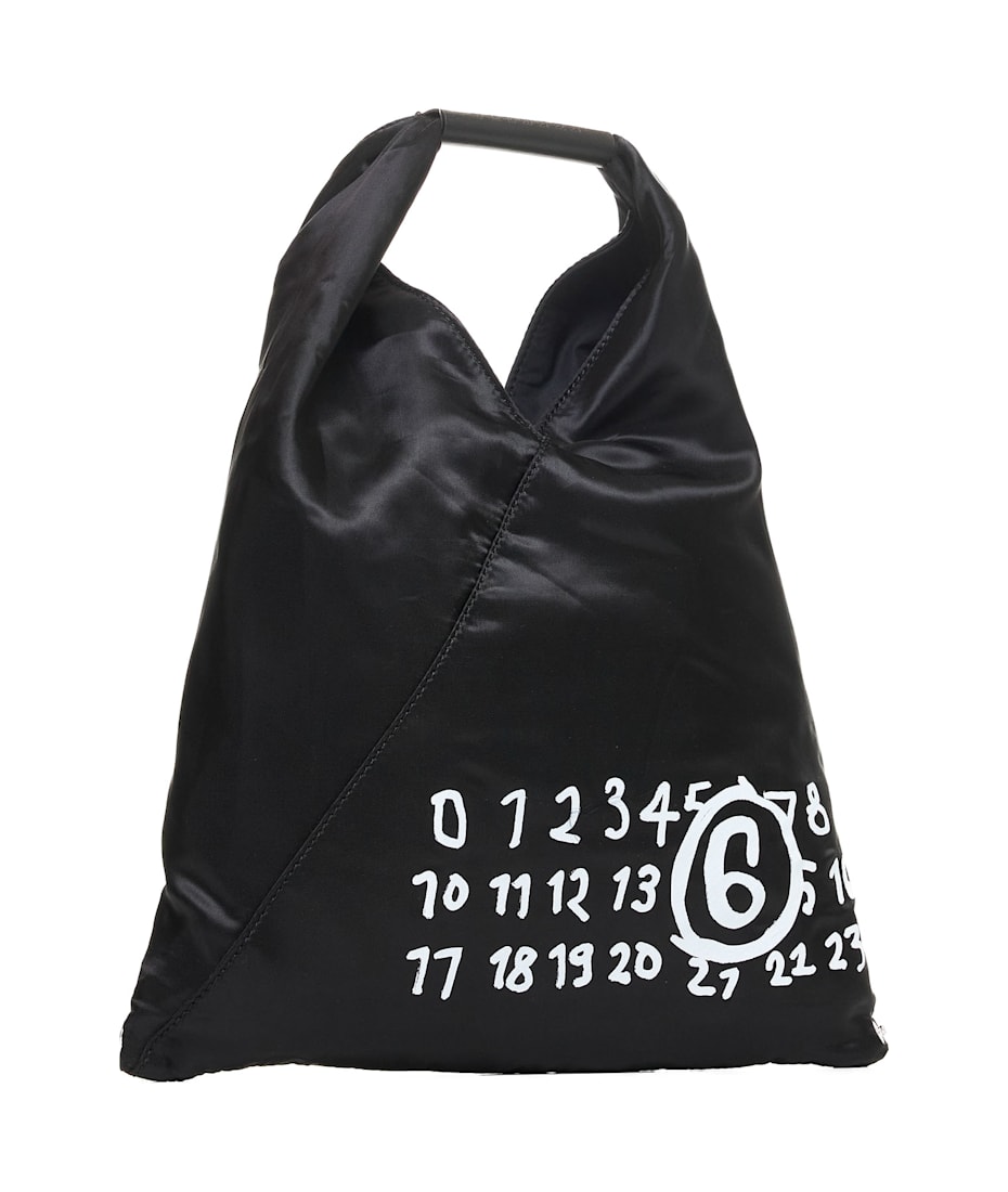 ★TOUT Y EST★ MM6 Tote Bag Tote MM6 ELCBT01 Q77 ELCBT01Q77 MAISON MARGIELA 'MM6' CRINKLE TOTE BAG. – SEVENUES.
