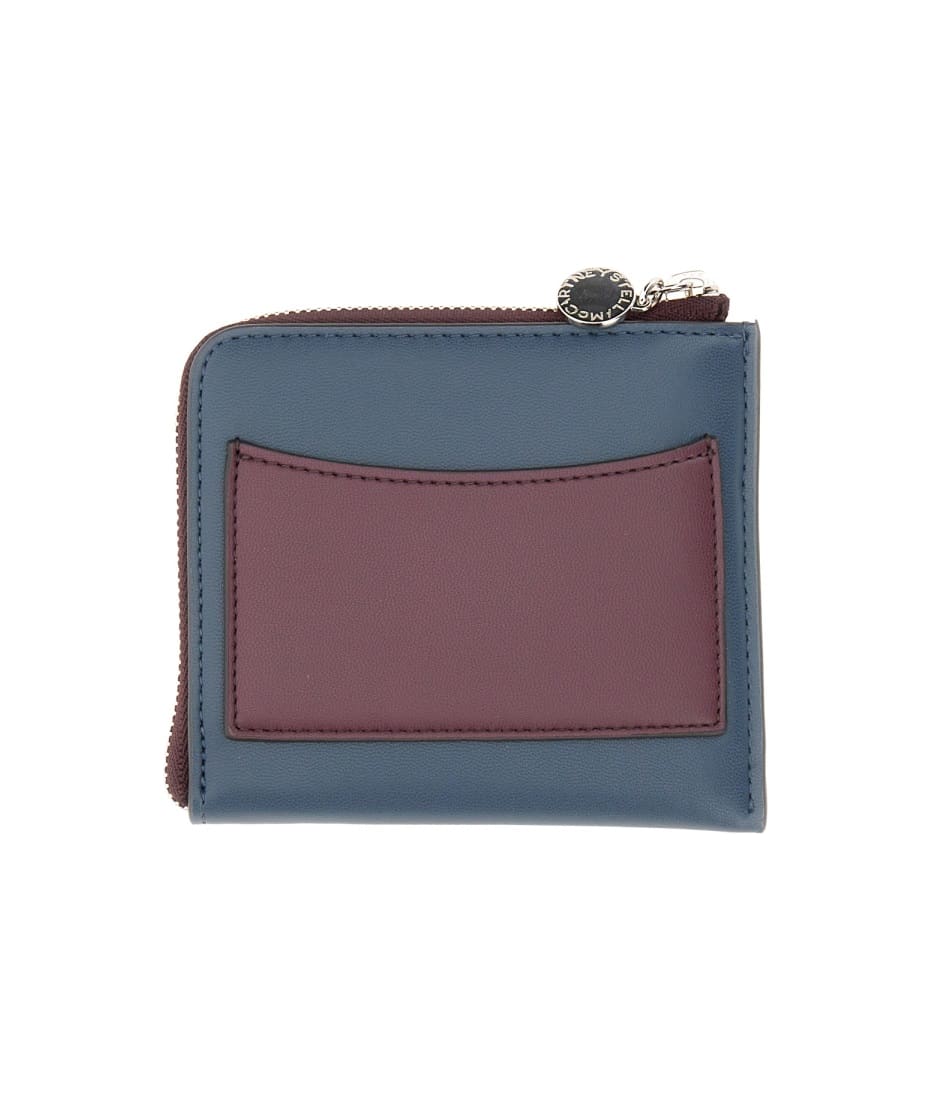 【関税&送料込】Stella Mccartney Zipped Wallet Stella McCartney logo-print zip-up Wallet | Neutrals | FARFETCH