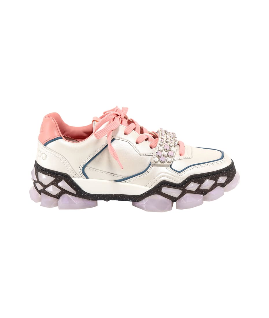靴 Jimmy Choo DIAMOND X STRAP/F Jimmy Choo Diamond X Strap/f Sneakers | italist