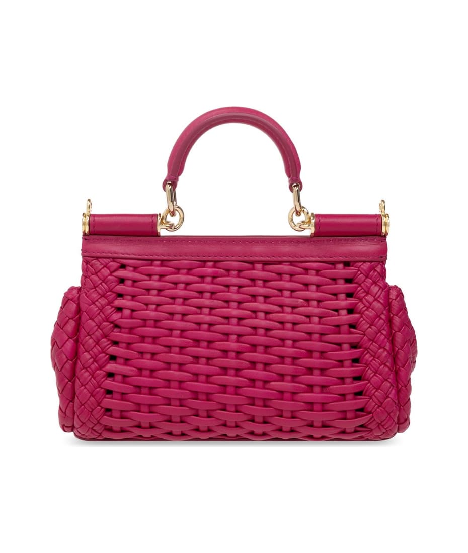 DOLCE&GABBANA Sicily ロゴ キルティング ショルダーバッグ キルティング Dolce & Gabbana SICILY(ドルチェ&ガッバーナ