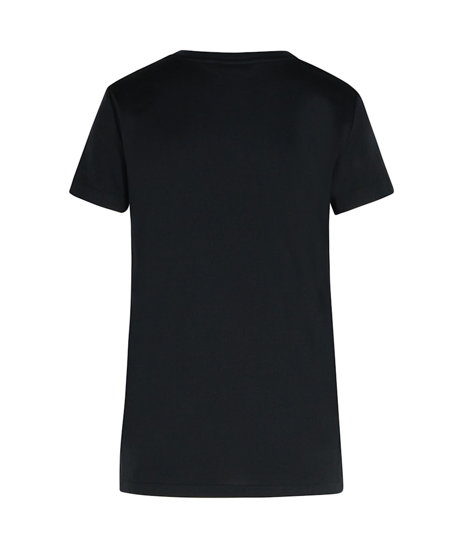 Max Mara 'giovane' Black Cotton T-shirt | italist