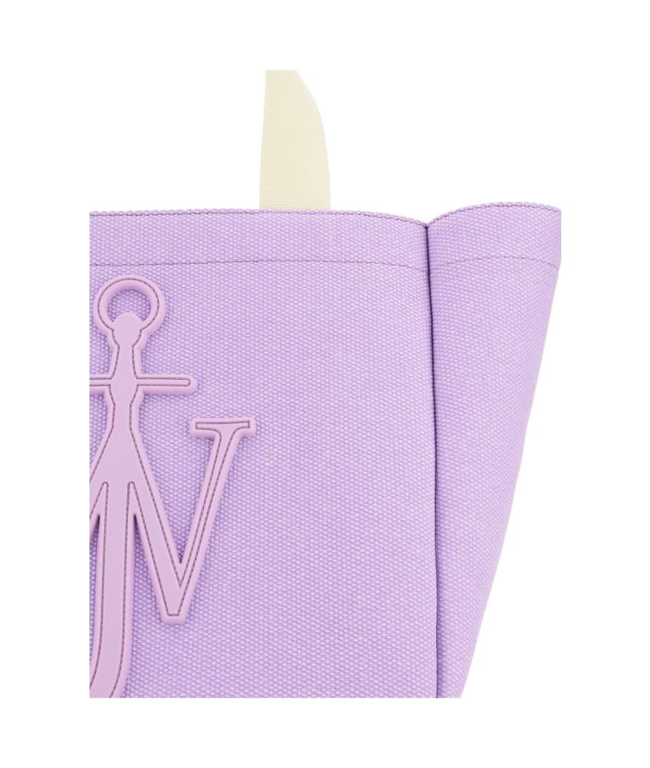 ★J W ANDERSON★ Cabas Tote Bag Lilac HB0512FA0235730 HB0512 Cabas Tote Bag - J.W. Anderson - Lilac - Cotton