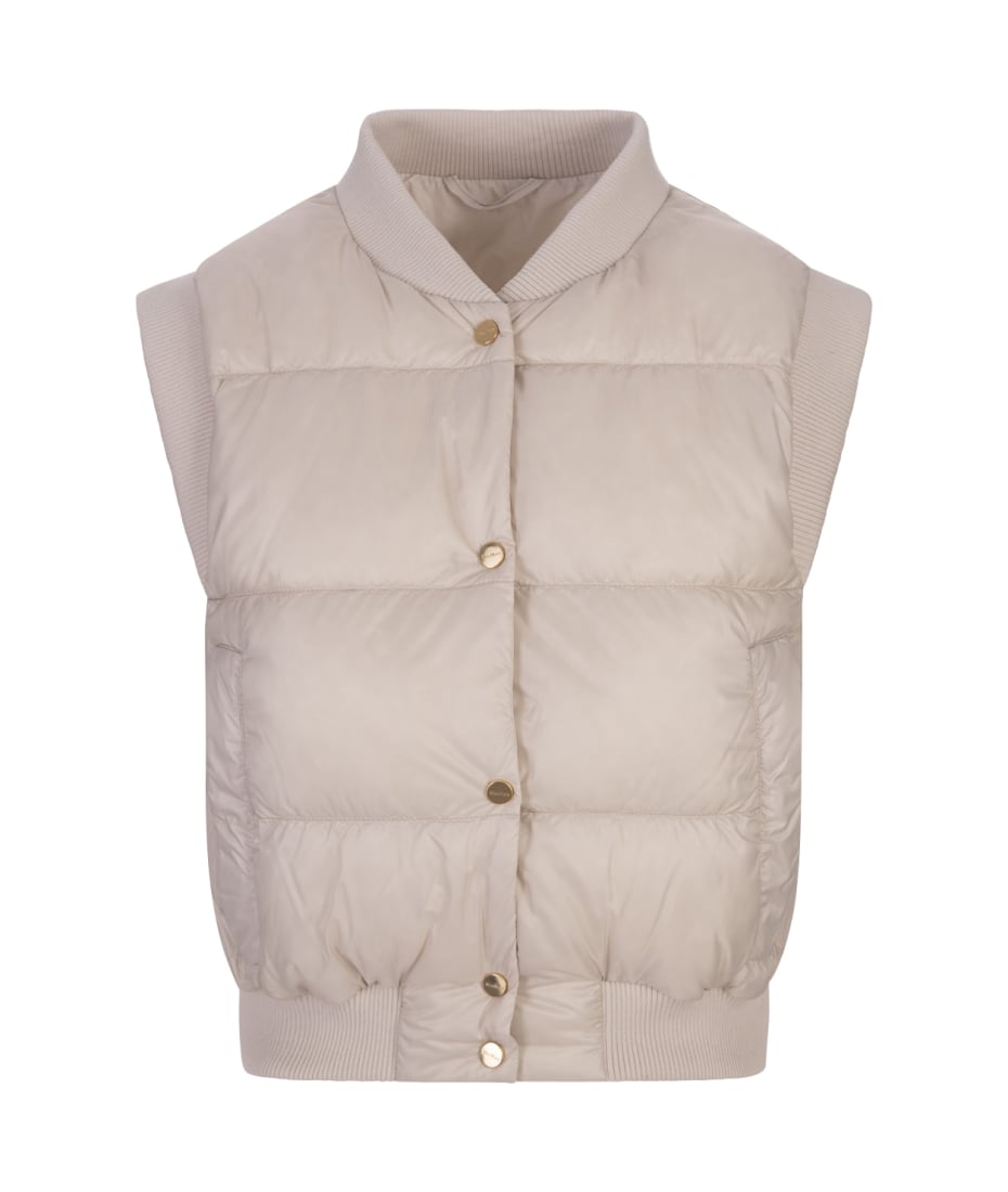 MAX MARA｜VESTS (ASOFT (19291014 002 / 19291014600 002)) Max Mara: Navy Asoft Down Vest | SSENSE