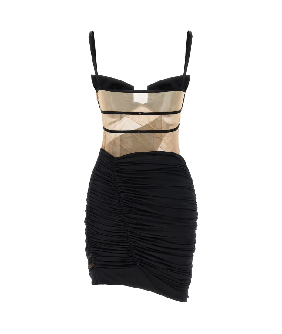 【関税込み】NENSI DOJAKA 'Drapped Mini Dress' dress NENSI DOJAKA | DRAPED MINI DRESS
