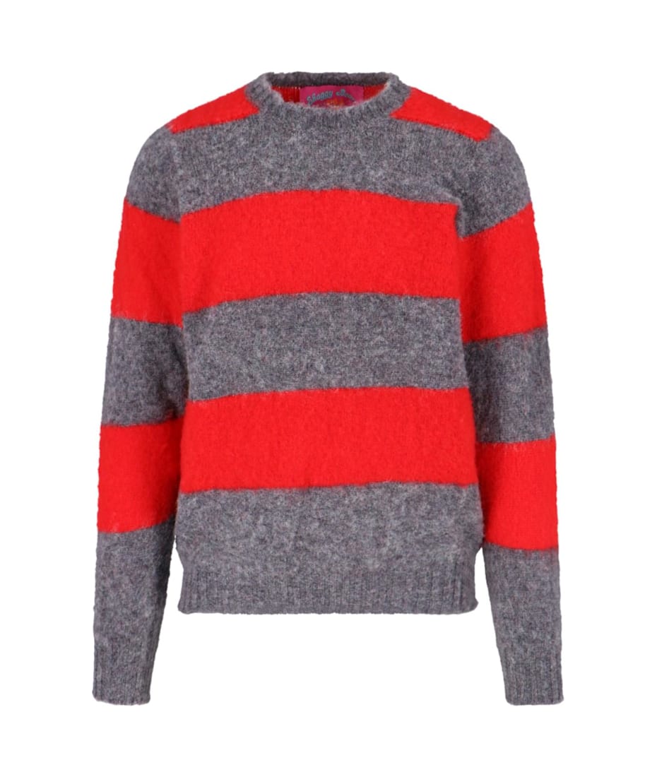 Howlin 'shaggy Bear' Striped Sweater italist