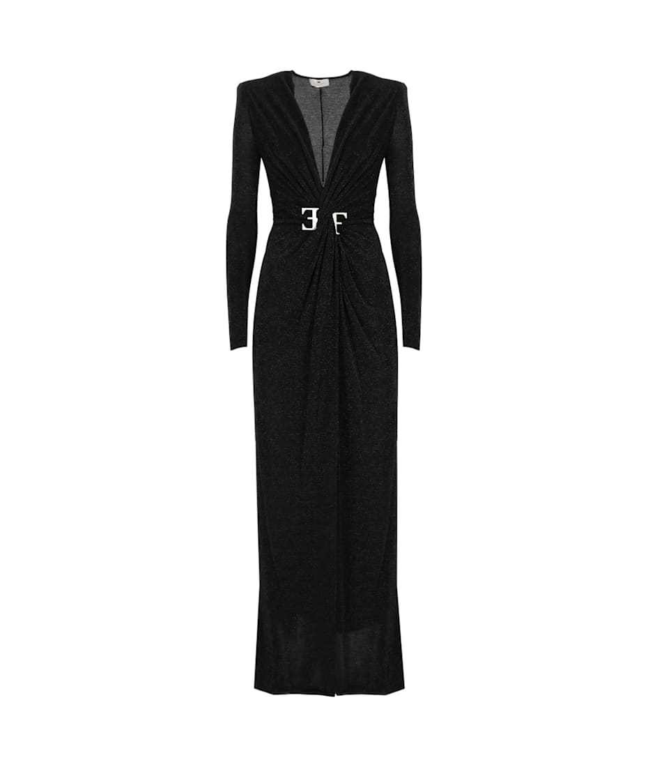 Elisabetta Franchi ゴージャス Red Carpet ベルト付 ドレス Elisabetta Franchi - Red Carpet jersey dress red - The Corner