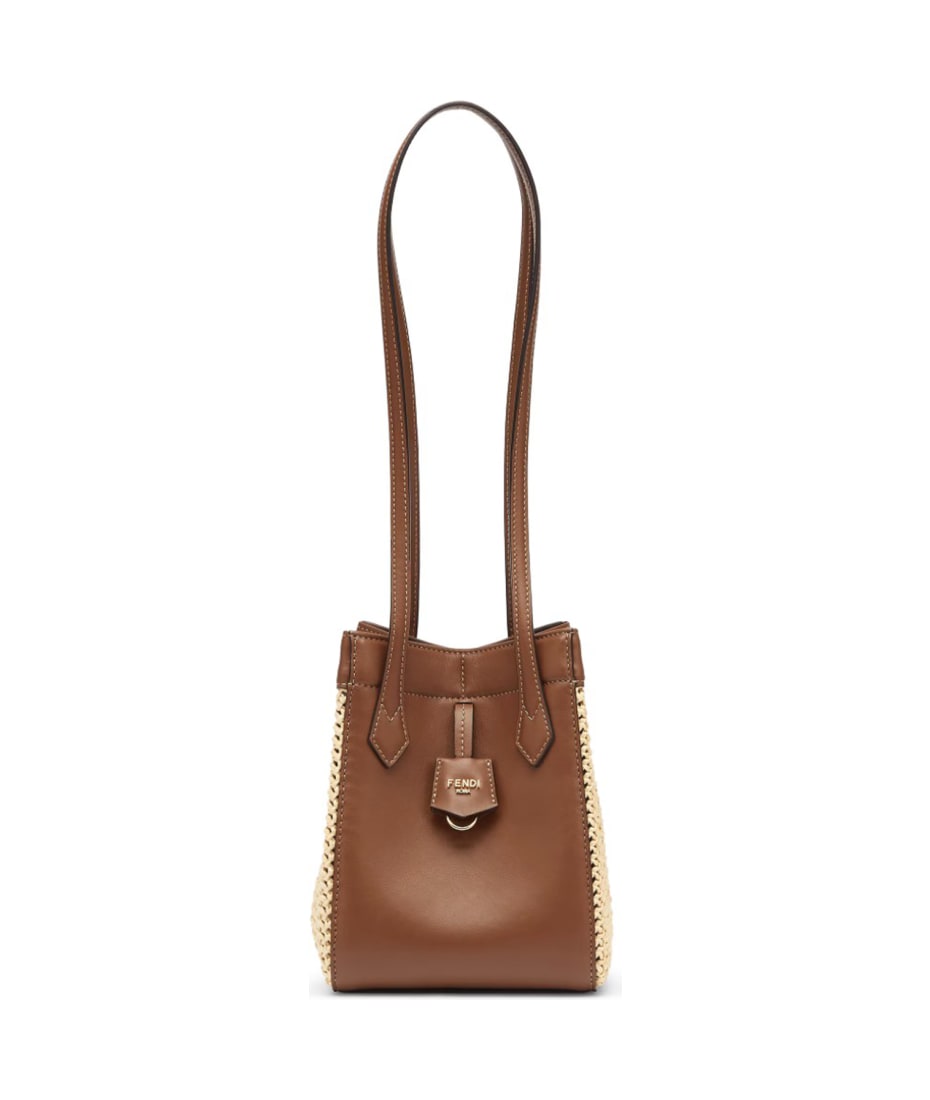 【FENDI】Fendi Origami Mini Fendi Origami Mini Leather Black | Fendi