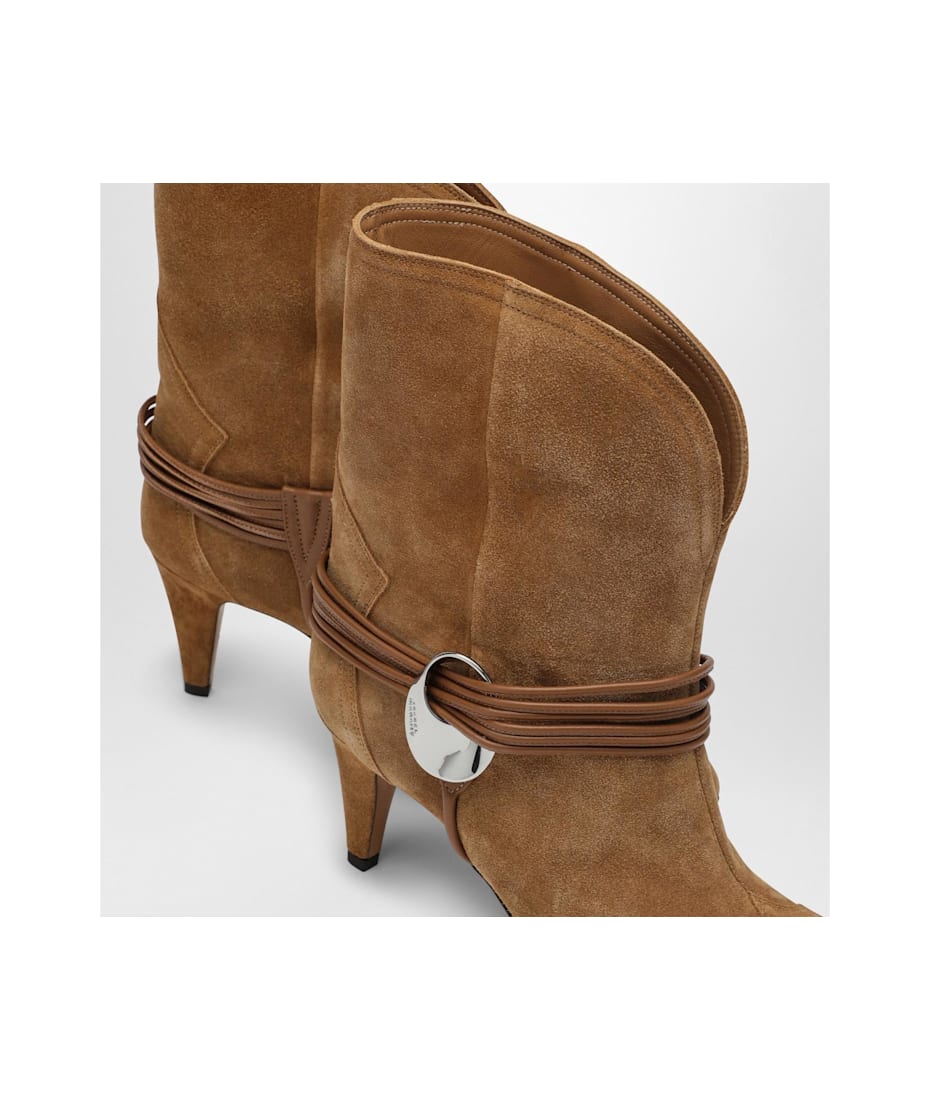 【関税&送料込】Isabel Marant Low Cognac-Coloured Suede Boot Isabel Marant Low Cognac-coloured Suede Boot | italist