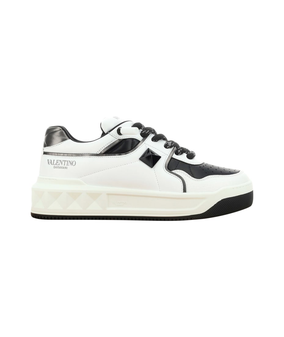 スニーカー VALENTINO SS25 ONE STUDD (6Y2S0G37 WWARJE) One Stud Xl Low-top Sneaker In Nappa Leather And Toile