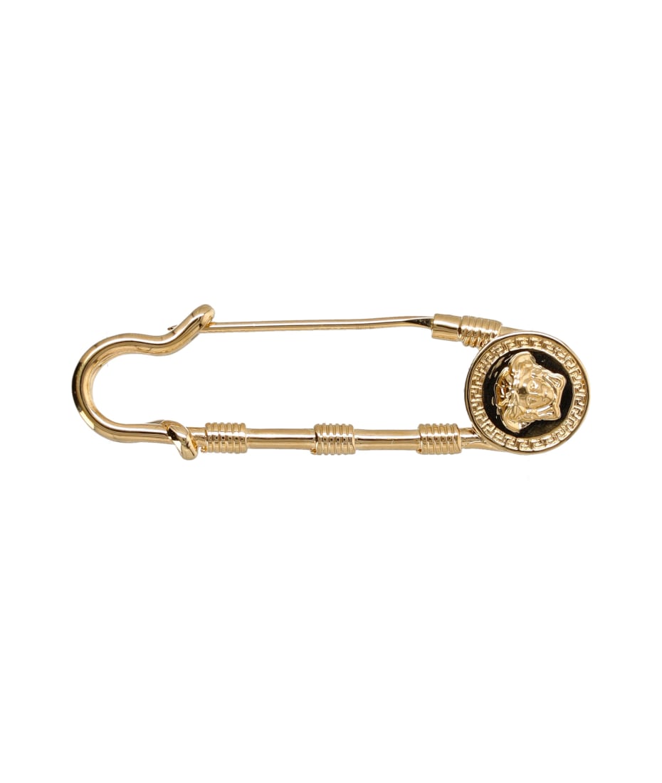 ◆NEW◆VERSACE◆ セーフティピン メドゥーサ ブローチ Versace セーフティピン メドゥーサ ブローチ | ゴールドトーン