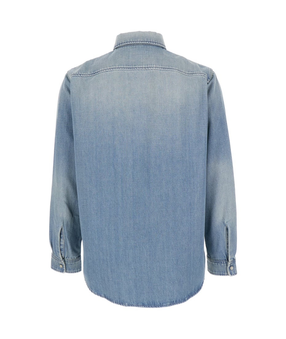 サンローラン Saint Laurent Oversize Pointy Pockets Shirt Saint Laurent Oversize Shirt Point | italist