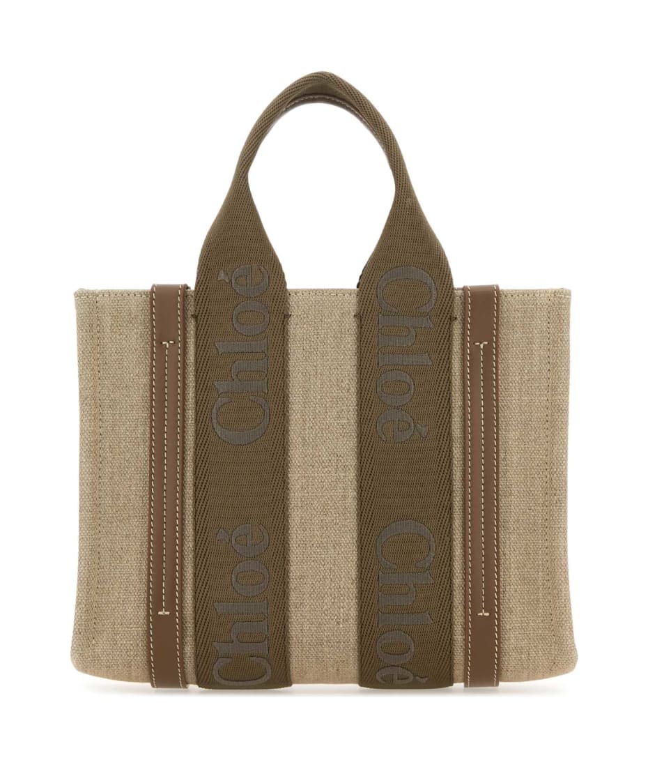【送料&関税込】ChloAC Multicolor Linen Woody Shopping Bag Chloé Woody Multicoloured Medium Tote Bag | Liberty