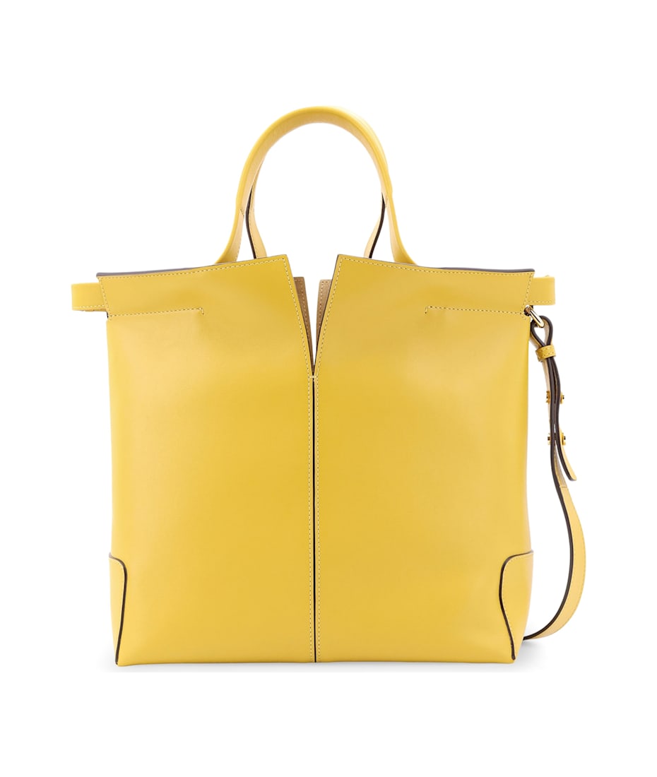 ハンドバッグ TOD'S Leather handbag with frontal logo patch Tod's Leather Handbag With Frontal Logo Patch | italist